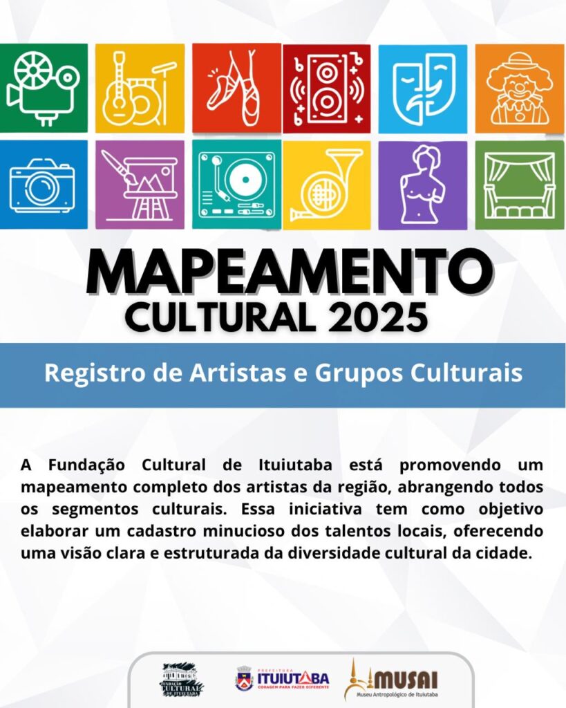 A Fundação Cultural de Ituiutaba convida todos os artistas locais a participarem deste importante projeto